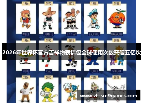 2026年世界杯官方吉祥物表情包全球使用次数突破五亿次 2026年世界杯官方吉祥物表情包全球使用次数突破五亿次
